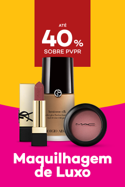 Maquilhagem de Luxo com destaque promocional de at&eacute; 40% sobre pre&ccedil;o de Venda ao P&uacute;blico Recomendado